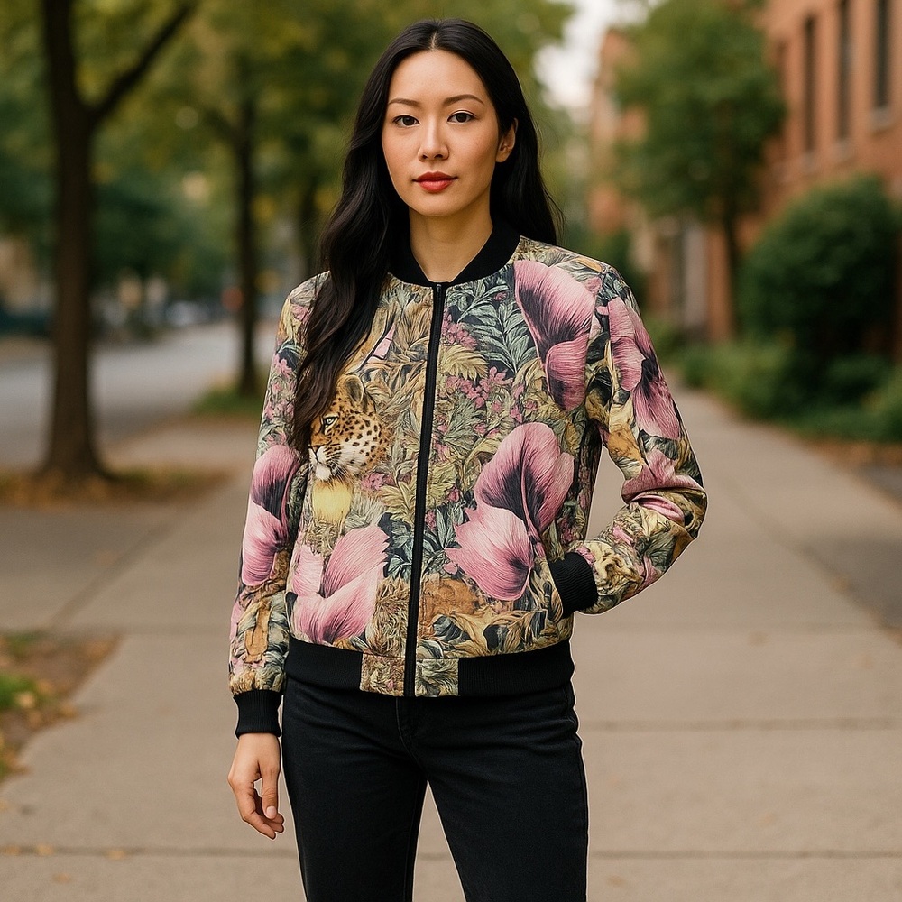 Hidden Animals Bomber from Maison Scotch